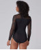 Body manches longues sexy Everyday in Mesh Flock Skiny S 080545 7665 1